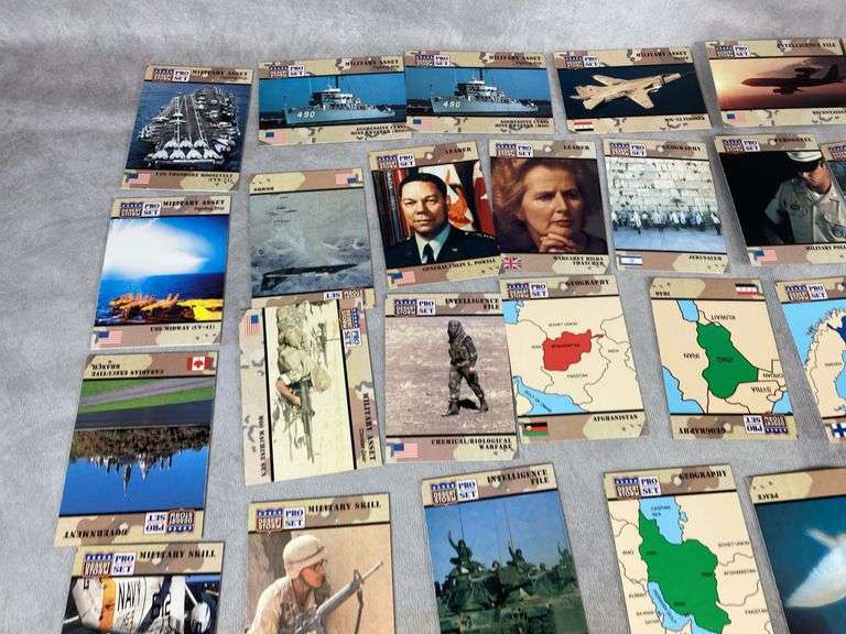 1991 Pro Set Desert Storm Trading Cards