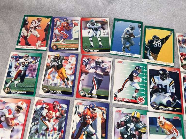 1991 SCORE & Fleer Football Cards
