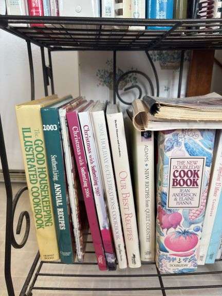 COOKBOOKS AND SHELF