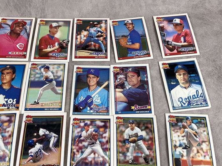 1991 Topps 40 Years of Baseball, Baseball Cards