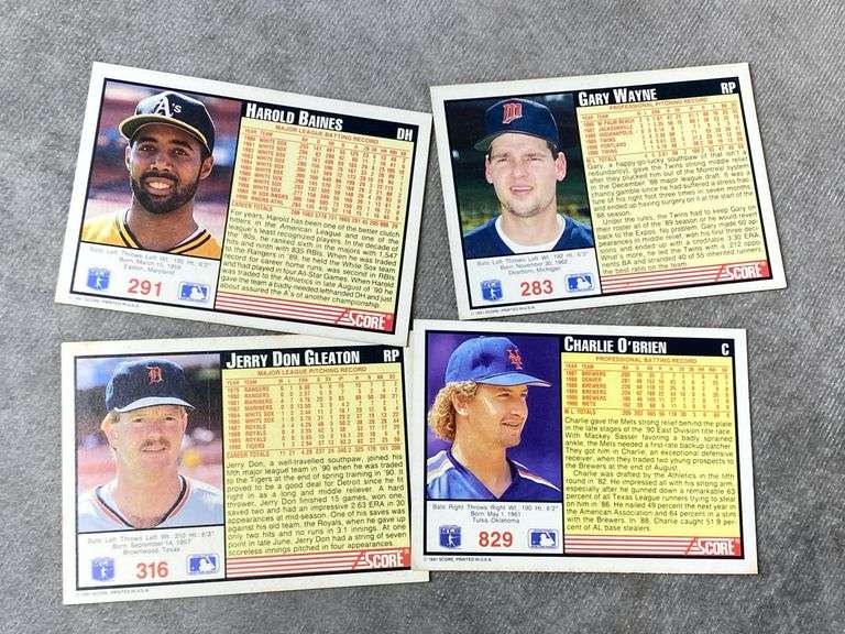 1991 SCORE Baseball Cards