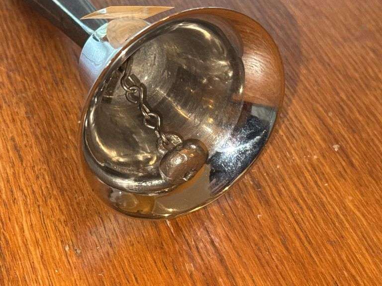Brass Bell, Glass Strawberry Bell and Metal Bell