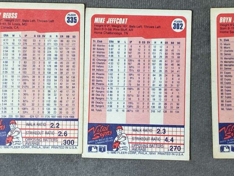 1990 Fleer Baseball Cards