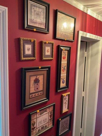 Assortment of Framed Wall Prints