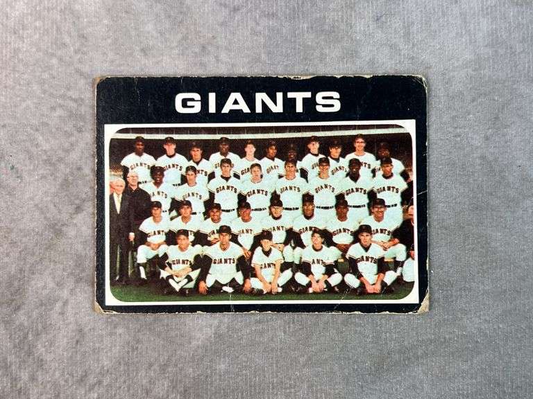 1971 Giants #563 Team Card