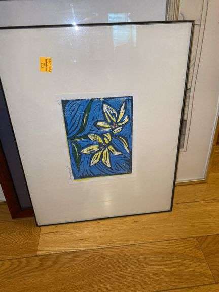 Assortment of Floral Framed Pictures