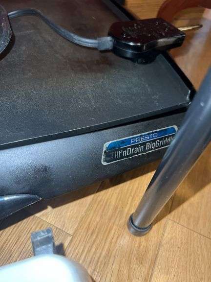 GE Removable Grid Contact Grill, Presto Tilt’nDrain BigGriddle