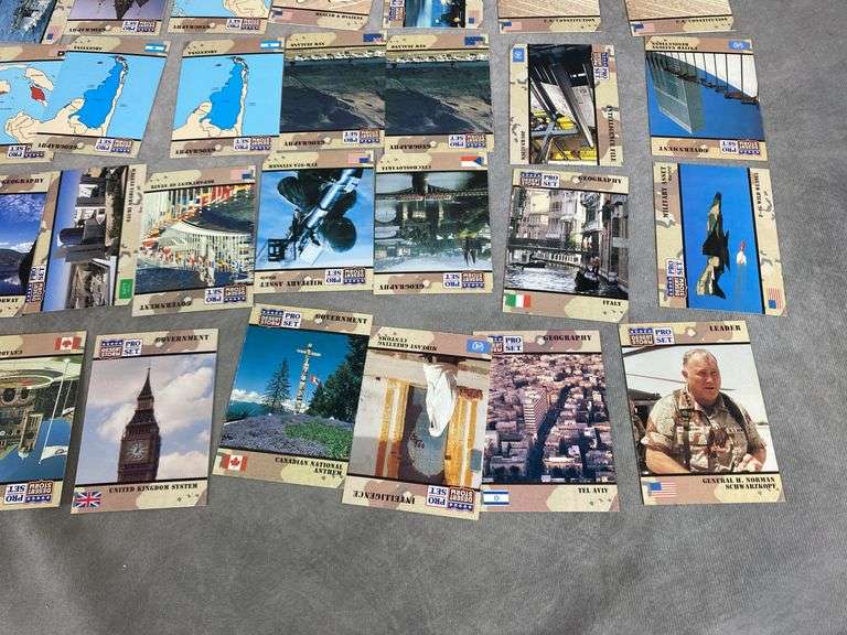 1991 Pro Set Desert Storm Trading Cards