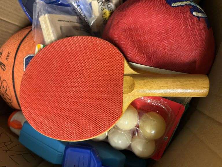 SPORTS BALLS, WATER GUNS, PING PONG ACCESSORIES, AND MORE