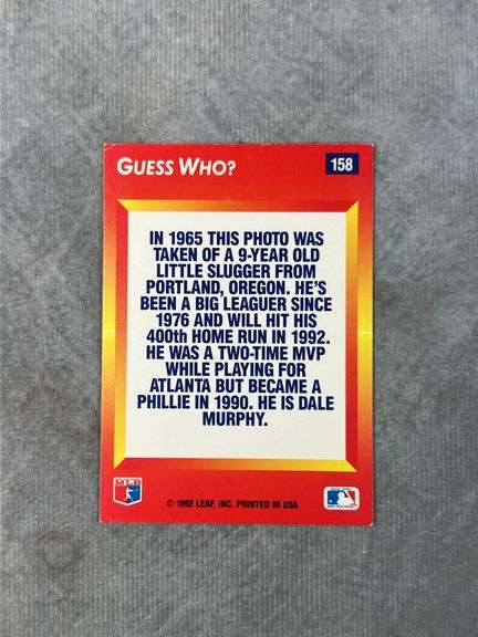 1992 Leaf Little Hotshots Dale Murphy