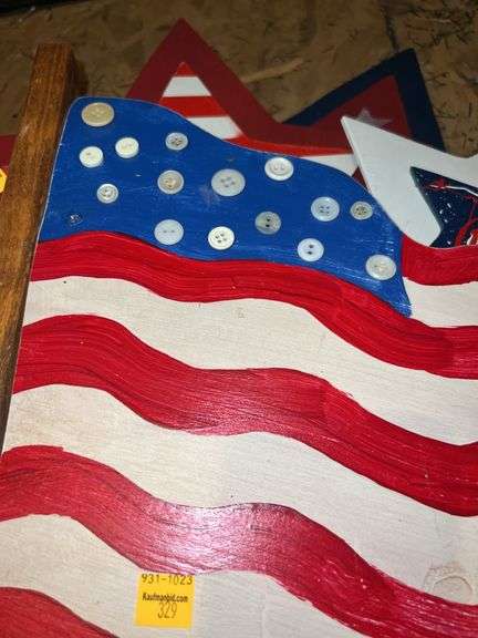 4th of July/USA Flag Stakes