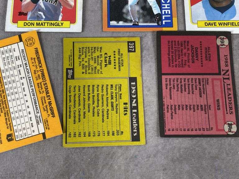 1989 & 1990 Rookie, MVP, & All Star Cards