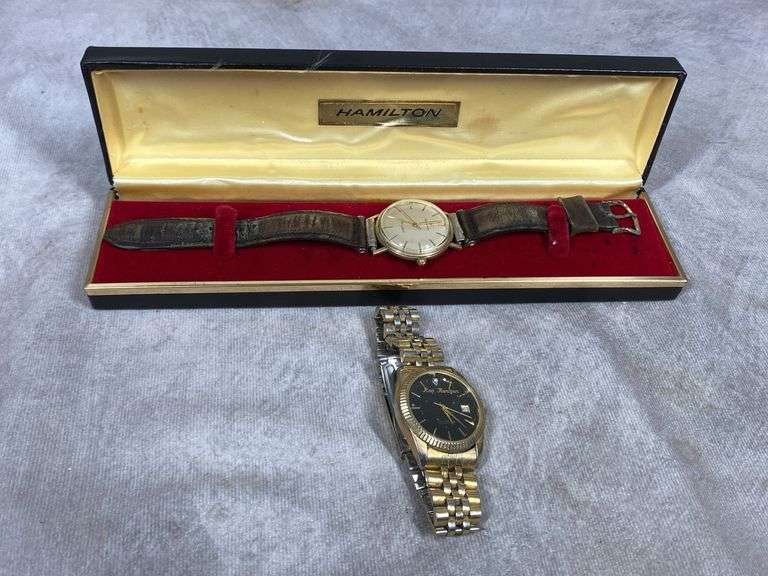 Diamond Quartz & Hamilton Wrist Watches