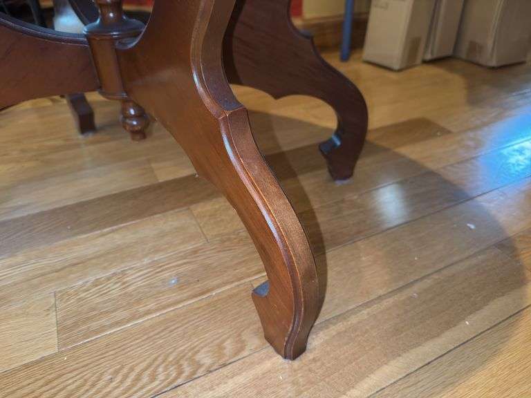 Victorian Mahogany Marble Top Coffee Table