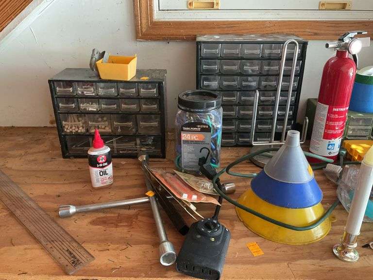 Contents of Workbench and Shelf
