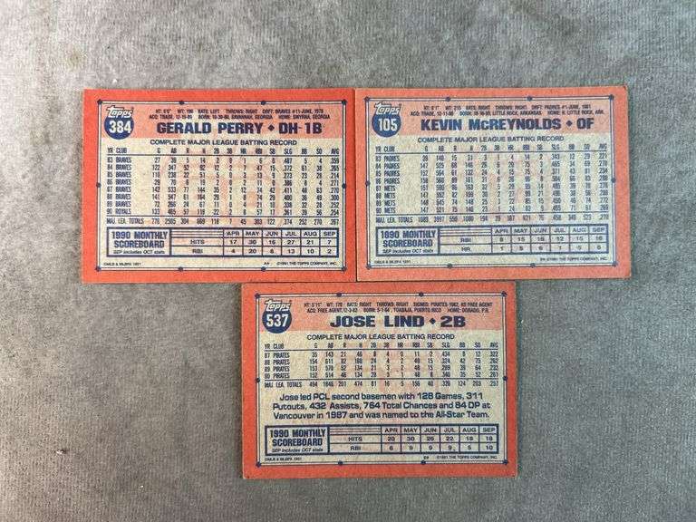 Topps 40 Years of Baseball, Baseball Cards
