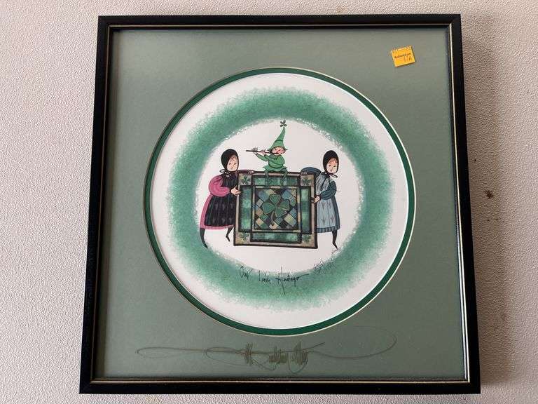 2000 P. Buckley Moss Our Irish Heritage 682/1000 Signed Lithograph