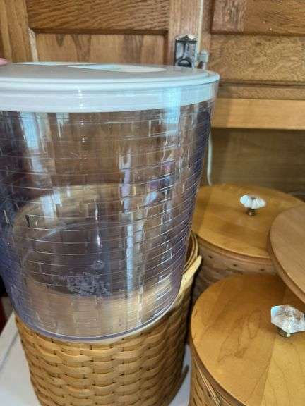 5 Piece Longaberger Canister Set