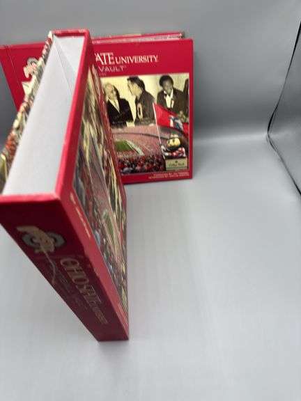 LARGE OHIO STATE UNIVERSITY BOOK “FOOTBALL VAULT, HISTORY OF THE BUCKEYES”