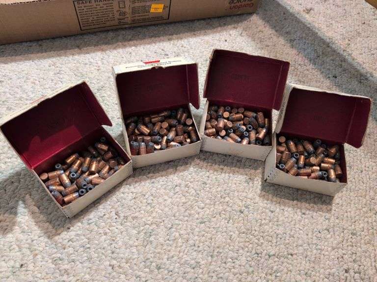 (4) boxes of Winchester .357/38 Cal 158 grain bullets - (3) appear full, 1 partial