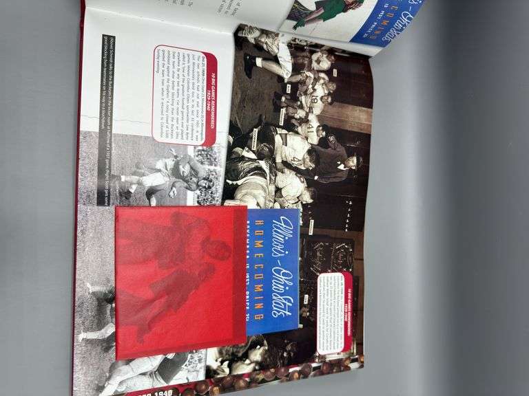 LARGE OHIO STATE UNIVERSITY BOOK “FOOTBALL VAULT, HISTORY OF THE BUCKEYES”