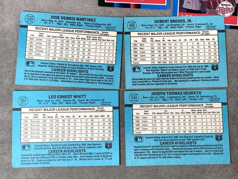 1988 Donruss Baseball Cards