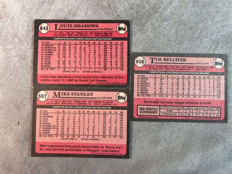 1989 Topps Baseball Cards