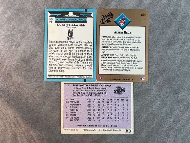 1990/ 1992 Baseball Cards