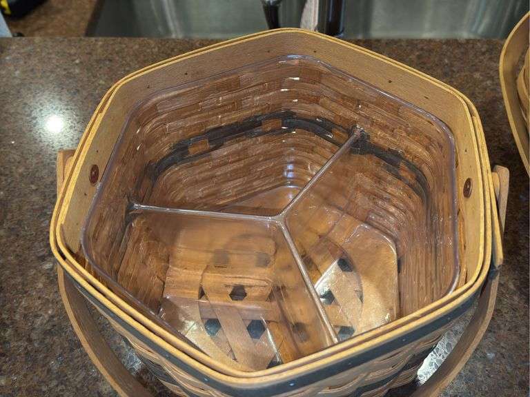 Longaberger Christmas Collection 1997 Edition Snowflake Basket