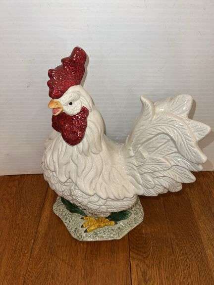 Ceramic Rooster Cookie Jar