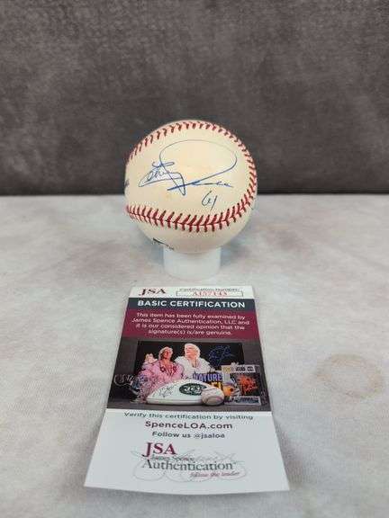 Chan Ho Park signed MLB baseball, JSA