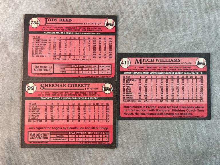 1989 Topps Baseball Cards