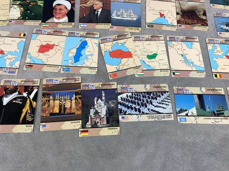1991 Pro Set Desert Storm Trading Cards