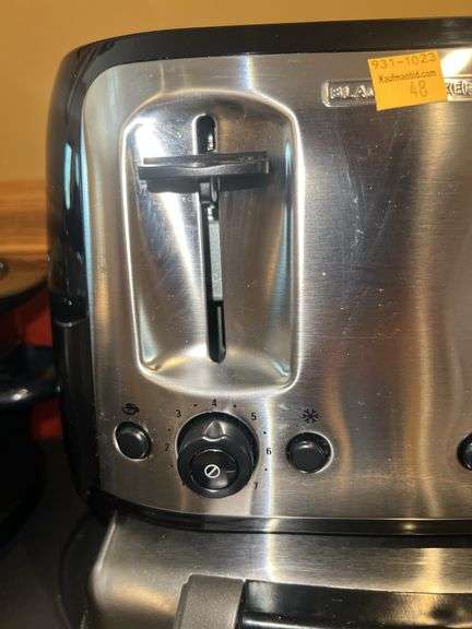Black and Decker 4 Piece Toaster, Farberware Waffle Press