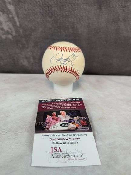 David Segui signed MLB baseball, JSA