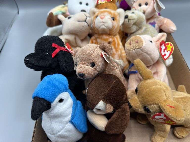 VARIETY OF BEANIE BABIES WITH TAGS