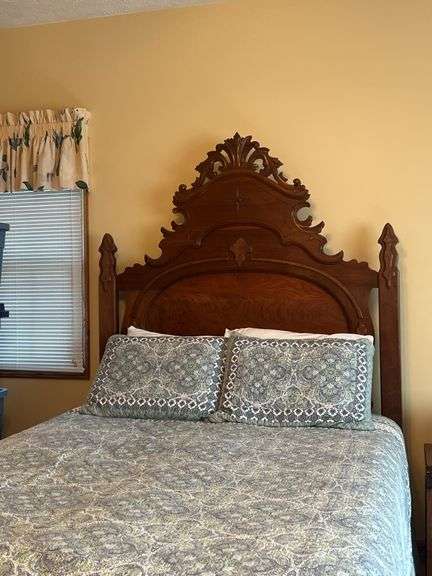 Antique Wooden Bed Frame