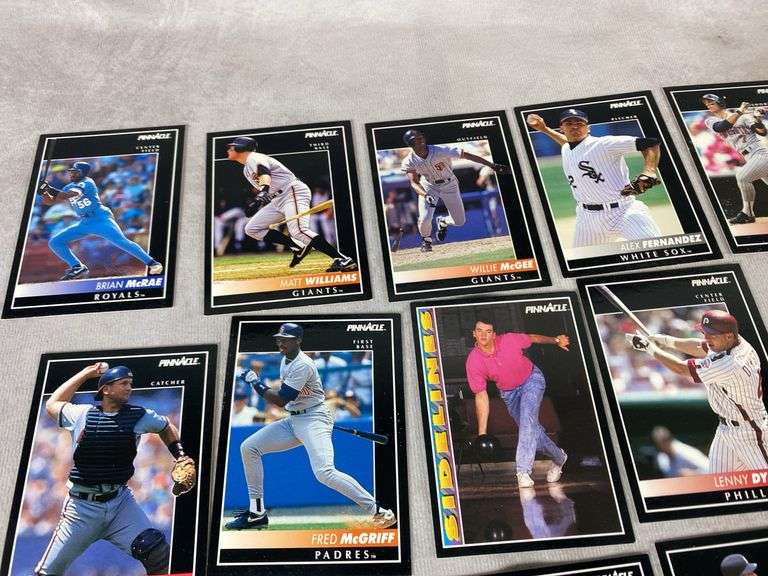1992 Pinnacle Assorted Baseball Cards