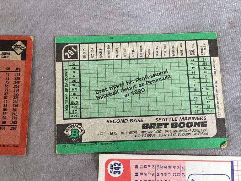 1986 Topps Baseball and Other Cards