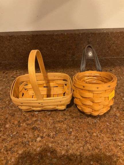Longaberger Strawberry Basket, Longaberger Herb Baskets