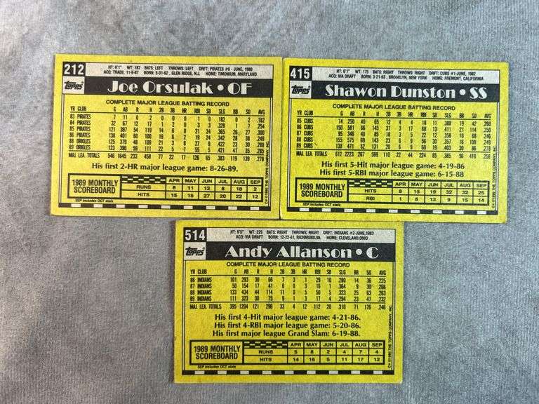 1990 Topps Baseball Cards