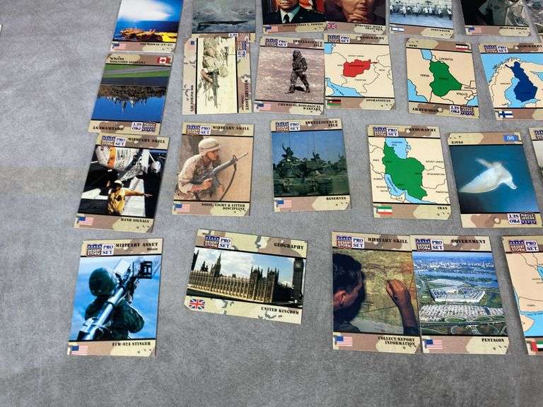 1991 Pro Set Desert Storm Trading Cards