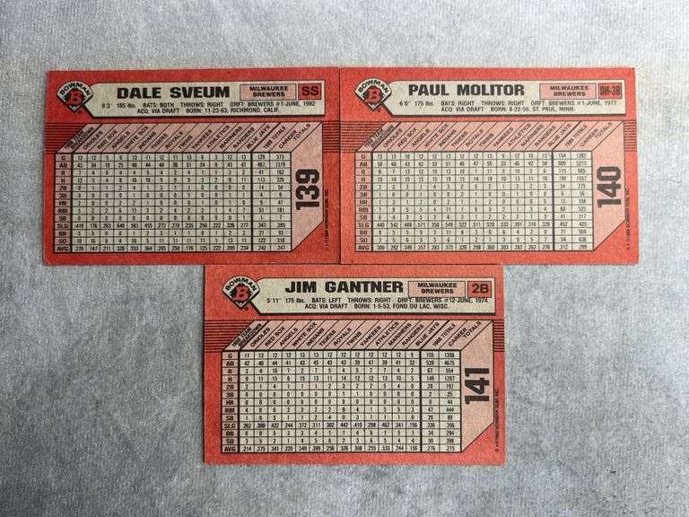 1989 Bowman Baseball Cards