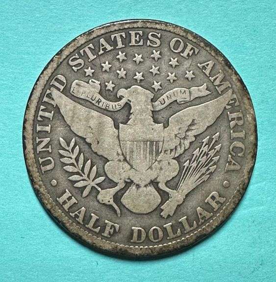 1907 Barber Silver Half Dollar