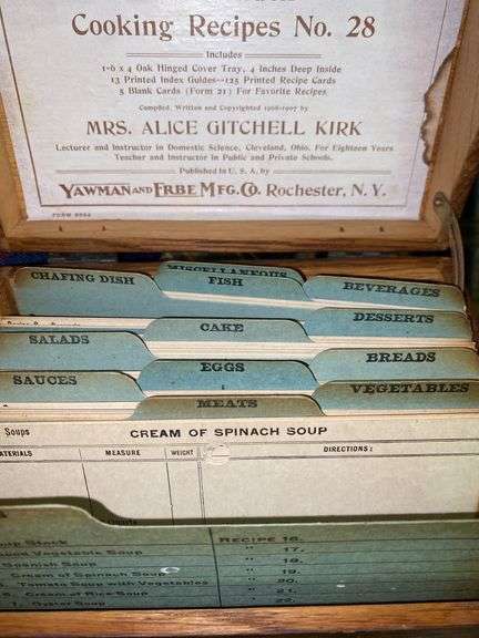 Vintage Recipe Box