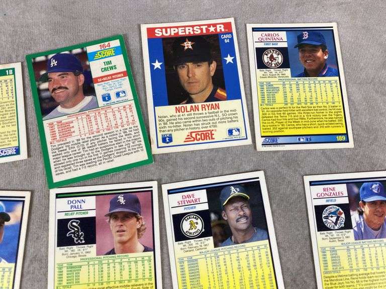 SCORE Baseball Cards