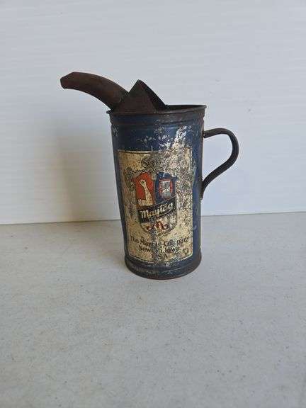Vintage Maytag tin can