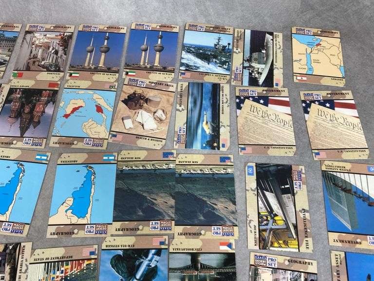 1991 Pro Set Desert Storm Trading Cards