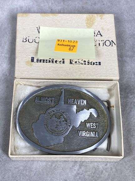 Almost Heaven WV Belt Buckle