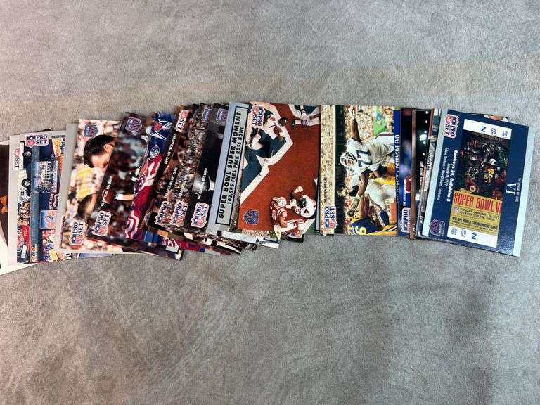 1990 NFL Pro Set Football Cards